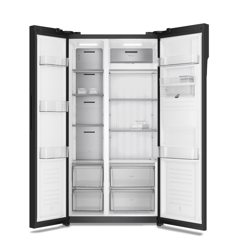 Refrigerador Side By Side Inverter  No Frost 522L Negro ERSB54N2WXB - 6