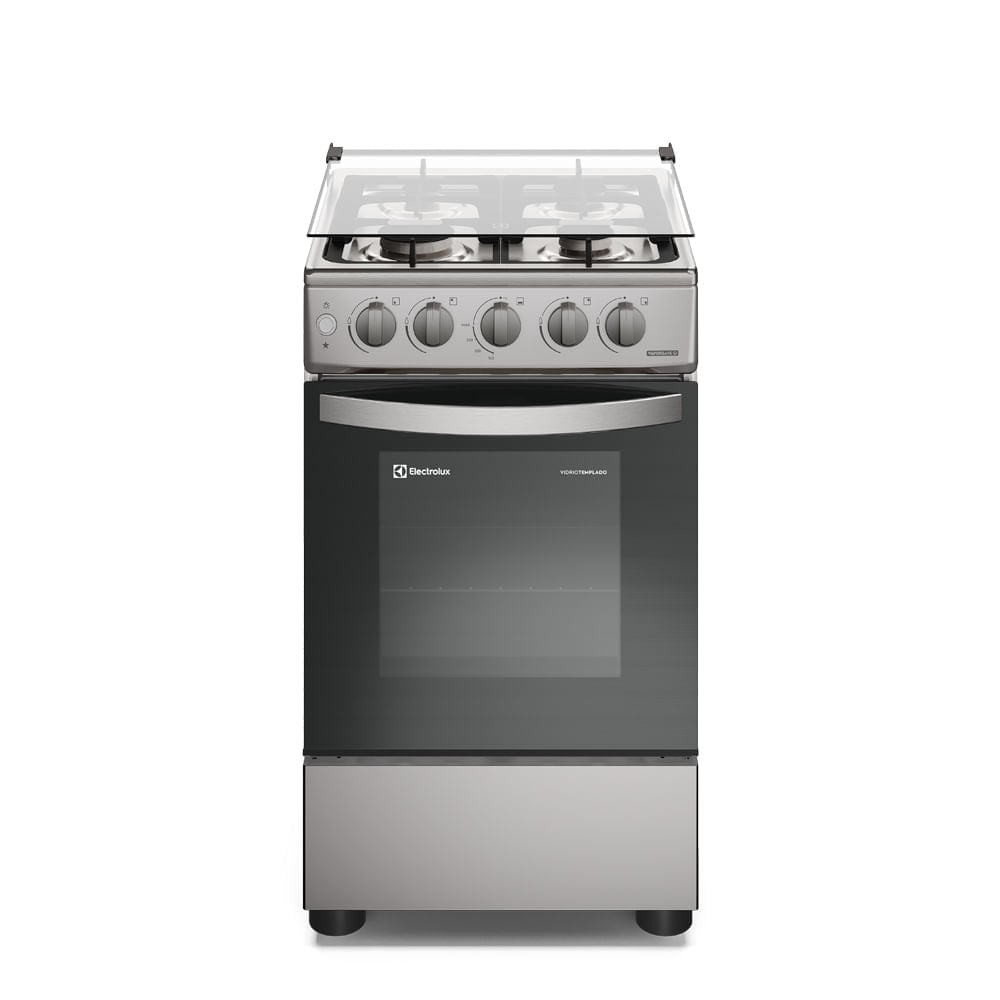 COCINA ELECTROLUX 4 HORNILLAS 50 CM SILVER FE4XSR - 1