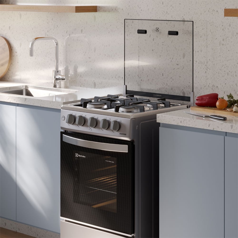 COCINA ELECTROLUX 4 HORNILLAS 50 CM SILVER FE4XSR - 10
