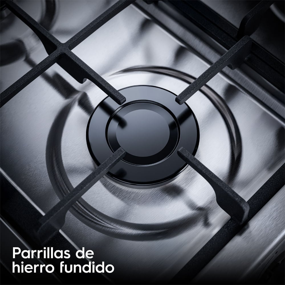 COCINA ELECTROLUX 4 HORNILLAS 50 CM SILVER FE4XSR - 7