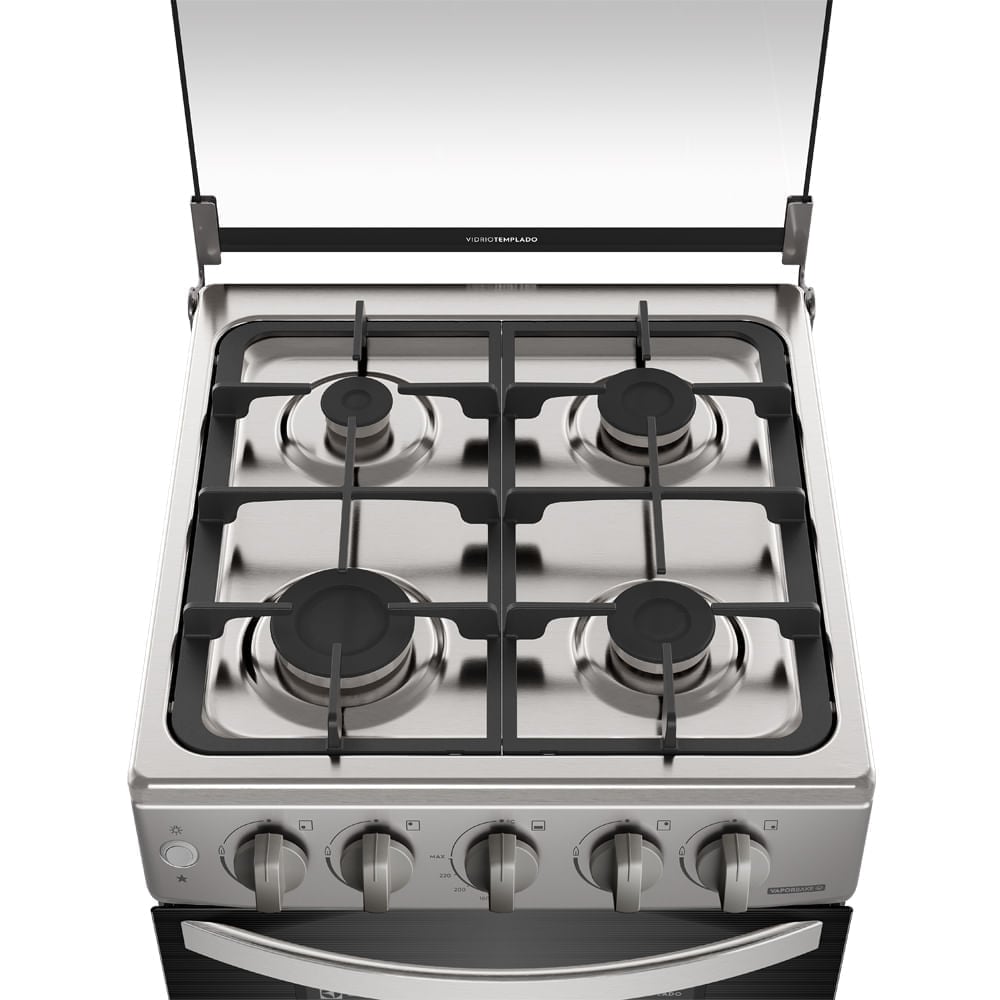 COCINA ELECTROLUX 4 HORNILLAS 50 CM SILVER FE4XSR - 8