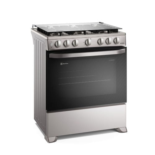 COCINA ELECTROLUX 6 QUEMADORES EFFICIENT VAPORBAKE Y PARRILLA HIERRO FUNDIDO INOX (FE6ISR) - 5