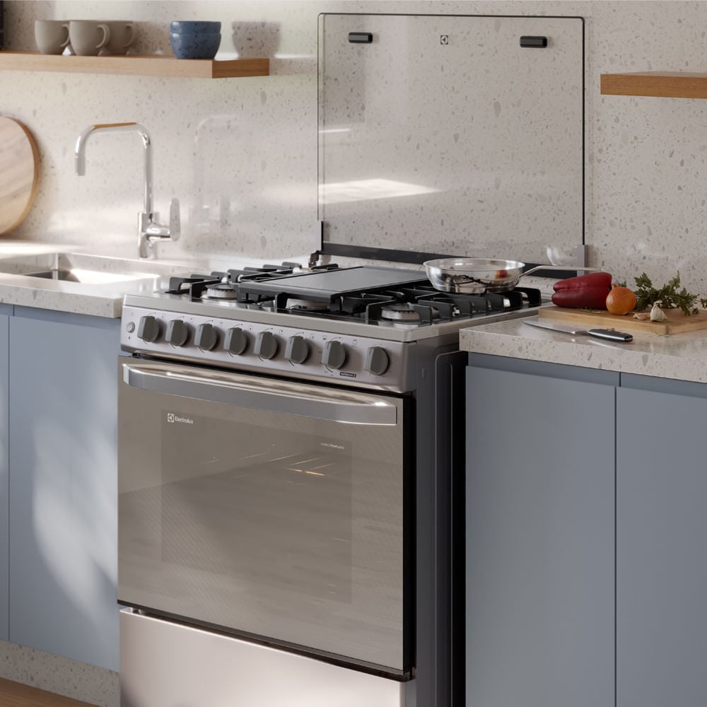 COCINA ELECTROLUX 6 HORNILLAS 76 CM INOX FE6TMR - 10