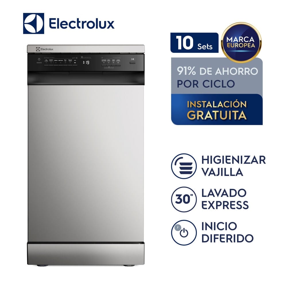 Lavavajillas Freestanding Electrolux 10 Sets Stainless Steel EHFF10E2MSBZG - 1