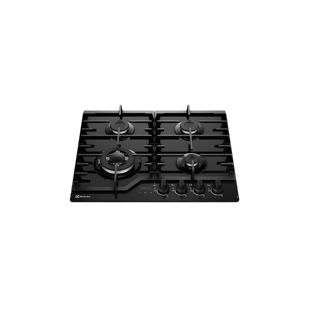 ENCIMERA A GAS 4 HORNILLAS 60CM MESA DE VIDRIO ELECTROLUX KE4CT - 1