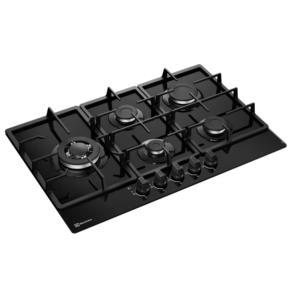 ENCIMERA A GAS 5 HORNILLAS 75CM MESA DE VIDRIO ELECTROLUX KE5CB - 3