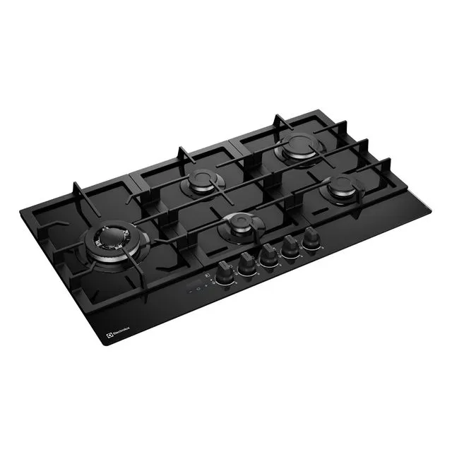 ENCIMERA A GAS 5 HORNILLAS 90CM MESA DE VIDRIO ELECTROLUX KE5DT - 3