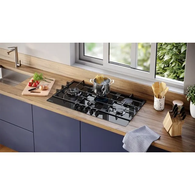 ENCIMERA A GAS 5 HORNILLAS 90CM MESA DE VIDRIO ELECTROLUX KE5DT - 9
