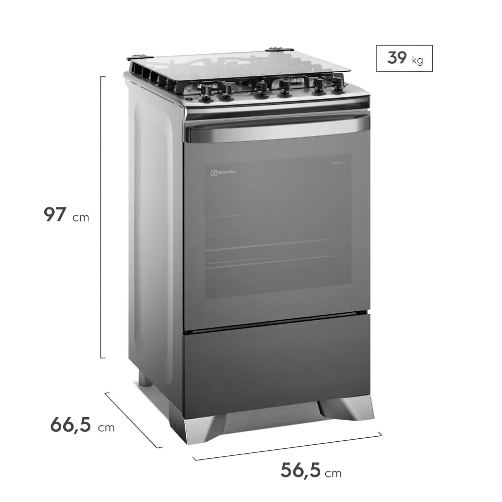 COCINA ELECTROLUX 4 HORNILLAS 56 CM F4ETG - 2