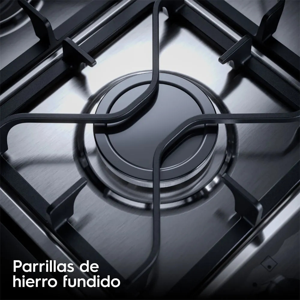 COCINA ELECTROLUX 5 HORNILLAS 76 CM DOBLE HORNO F5EDG - 5