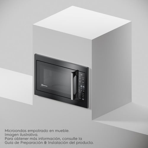 Horno Microondas Electrolux Empotrable 32L Negro EMTP24G2GXB - 5