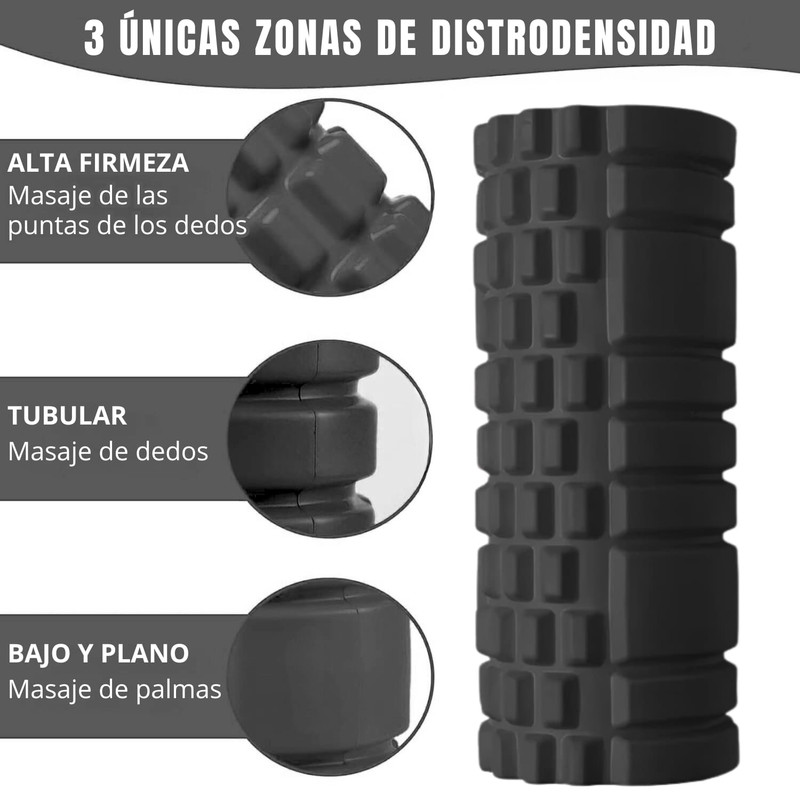 RODILLO DE YOGA FOAM ROLLER DE ESPUMA 33 X 14CM COLOR ALEATORIO - 4
