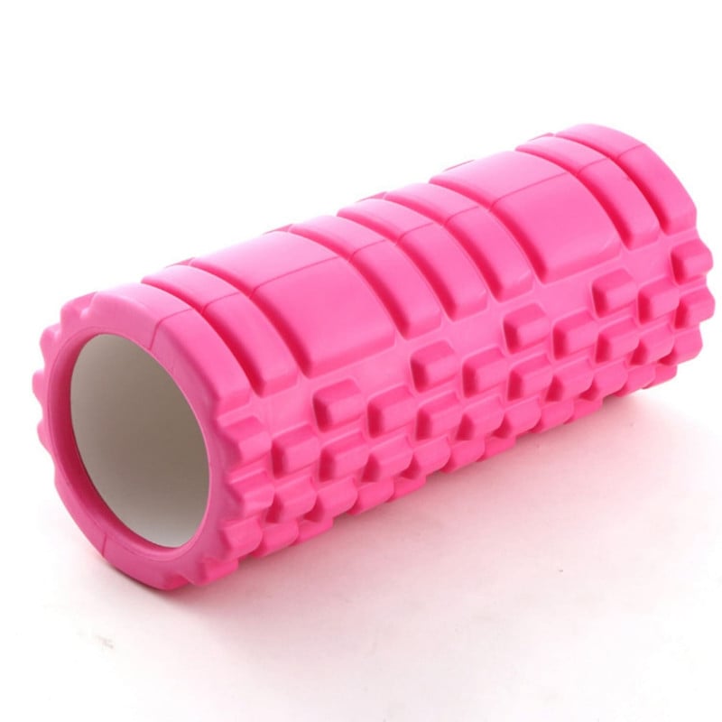 RODILLO DE YOGA FOAM ROLLER DE ESPUMA 33 X 14CM FUCSIA - 1