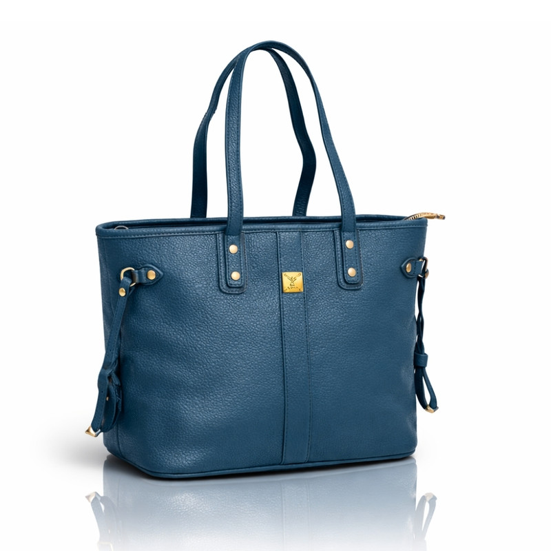 TOTE BAG BOLSO ELEGANTE CUERO PU - DISEÑO AMPLIO Y FUNCIONAL ACERO - 1