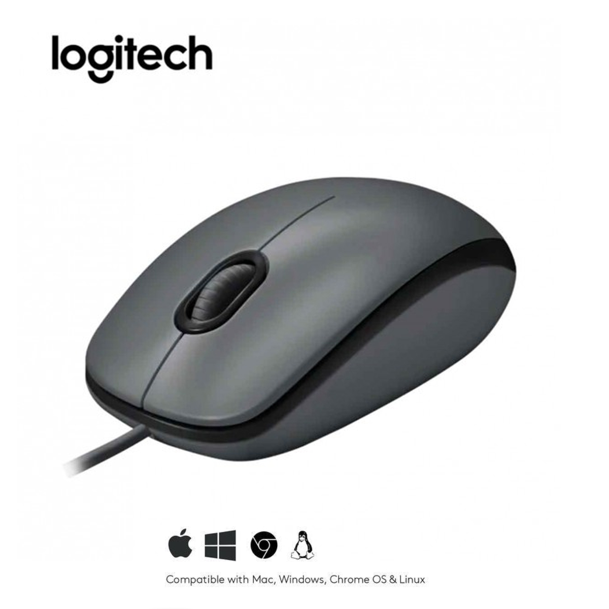MOUSE LOGITECH M90 DARK MIDNIGHT USB NEGRO - 2