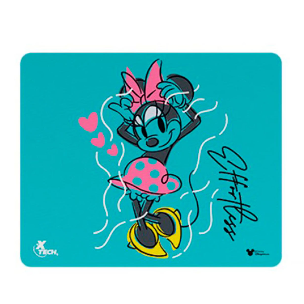 PAD MOUSE XTECH MINNIE 22X18CM BLUE (XTA-D100MM) - 1