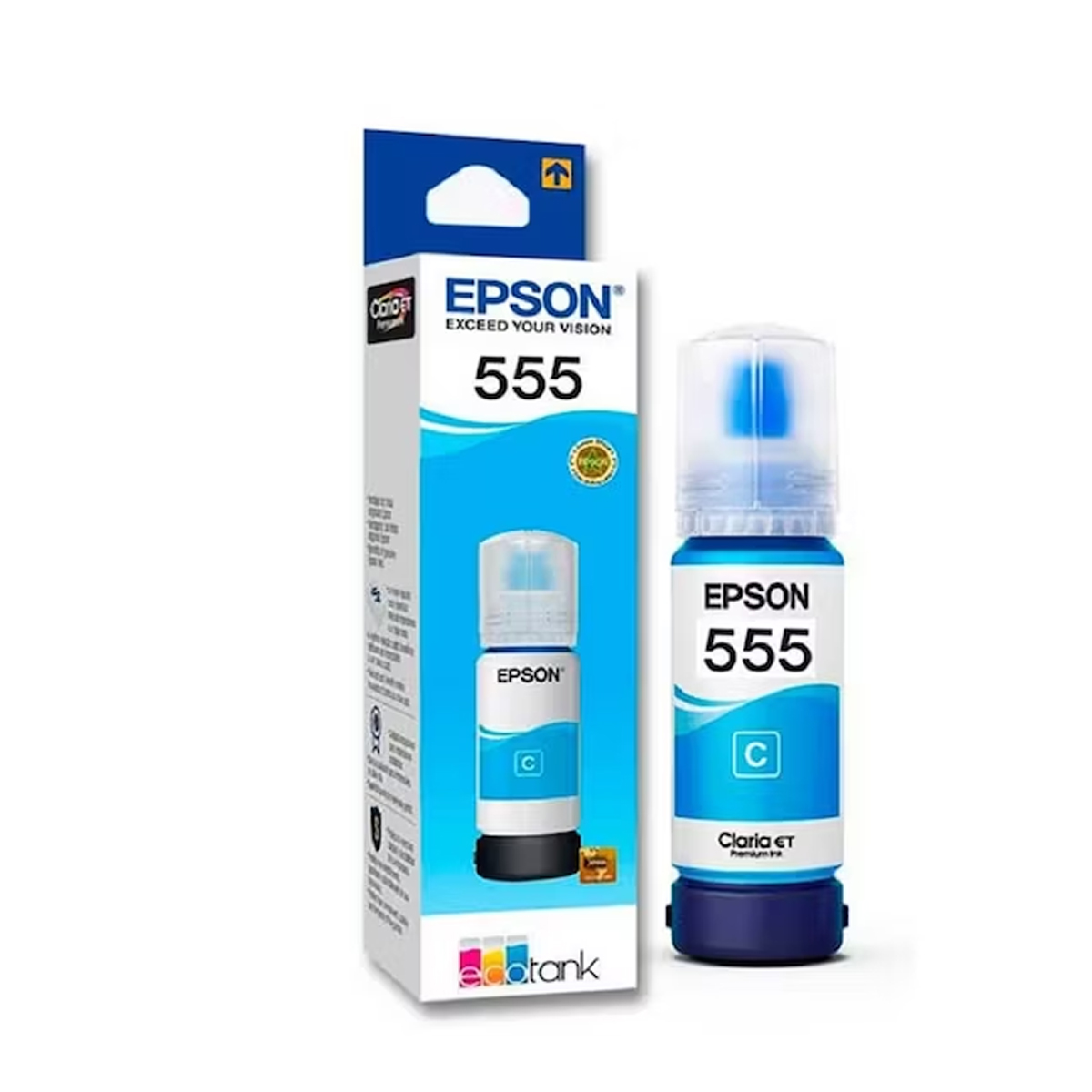 BOTELLA DE TINTA EPSON T555220 COLOR CIAN - 1