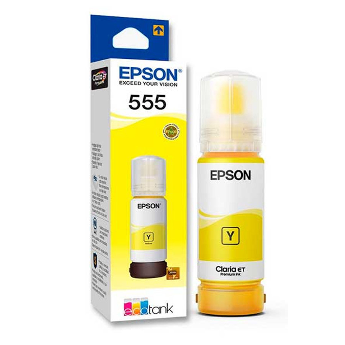 BOTELLA DE TINTA EPSON T555420 COLOR AMARILLO - 1