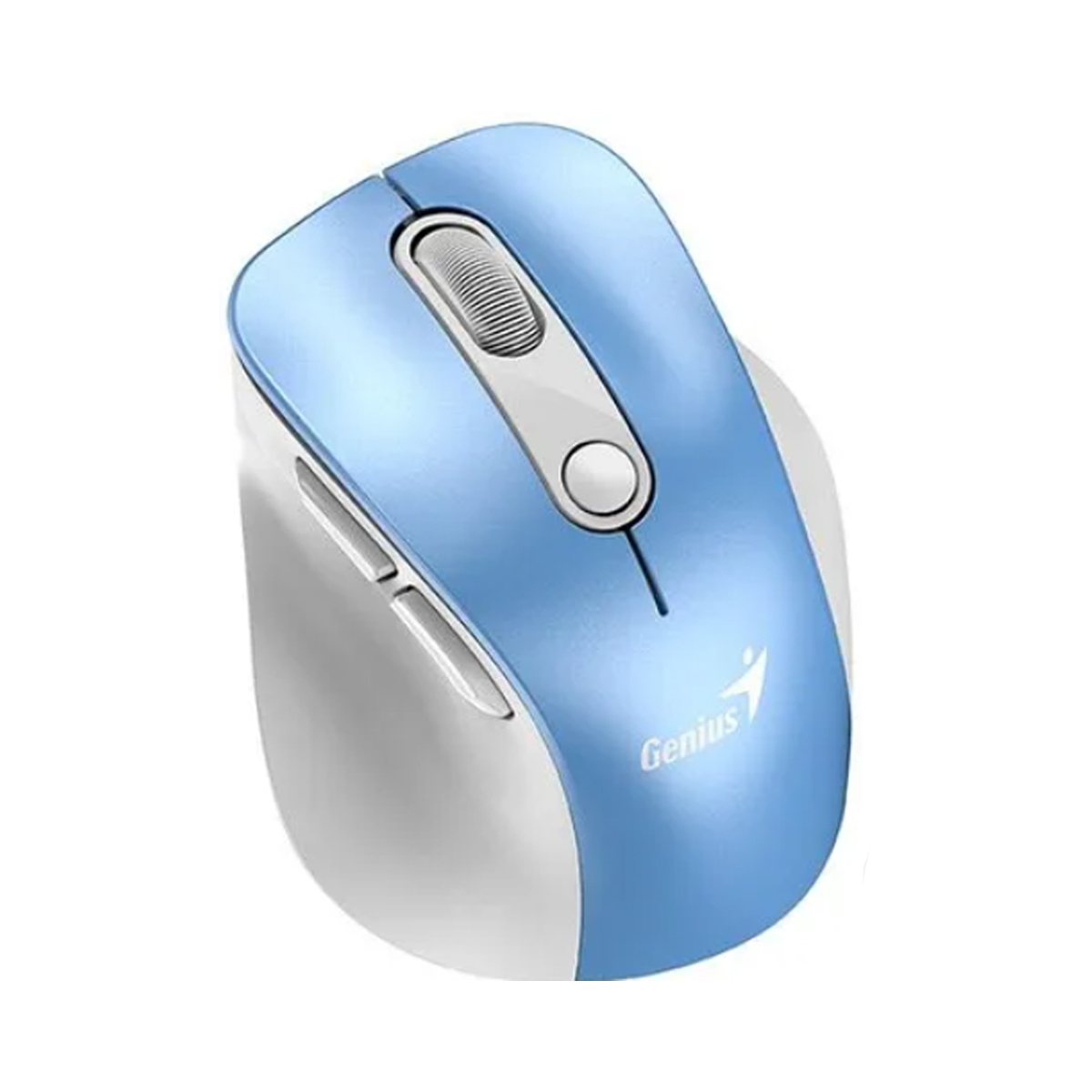 MOUSE GENIUS ERGO 9000S PRO DUAL RECARGABLE WIRELESS/BT 6-BOT SILENT RGB LIGHT BLUE - 2