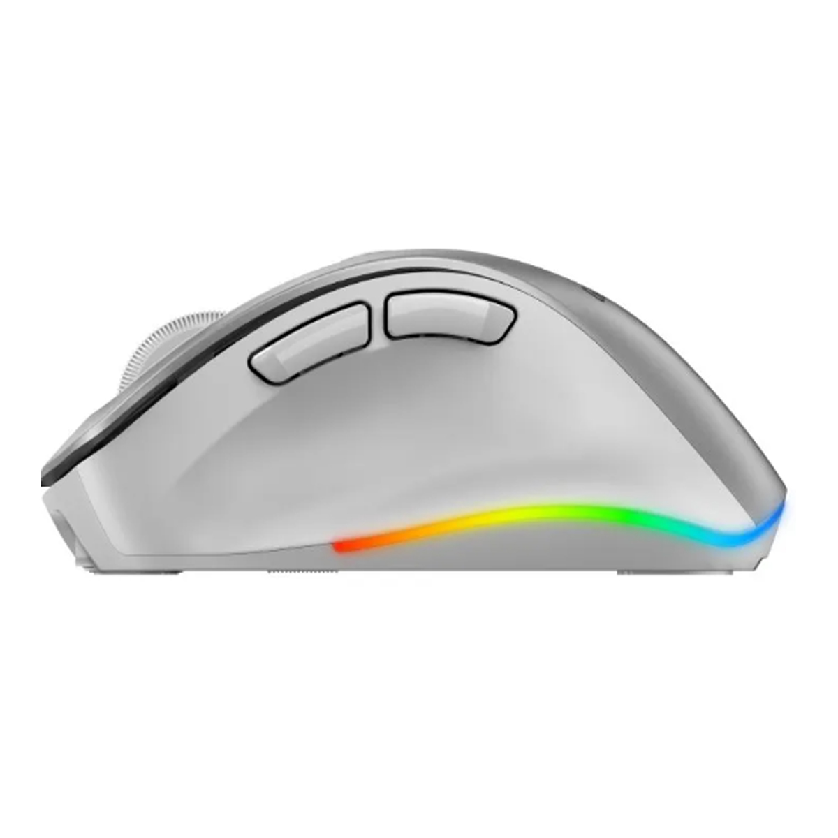 MOUSE GENIUS ERGO 9000S PRO DUAL RECARGABLE WIRELESS/BT 6-BOT SILENT RGB SILVER - 3