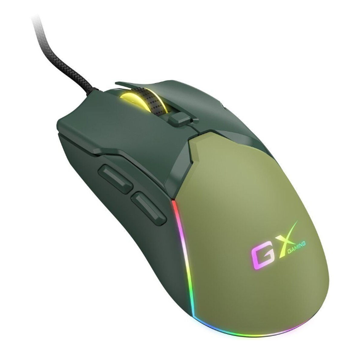MOUSE GENIUS GX SCORPION M700 7+MEMORIA INTEGRADA RGB ARMY GREEN - 2