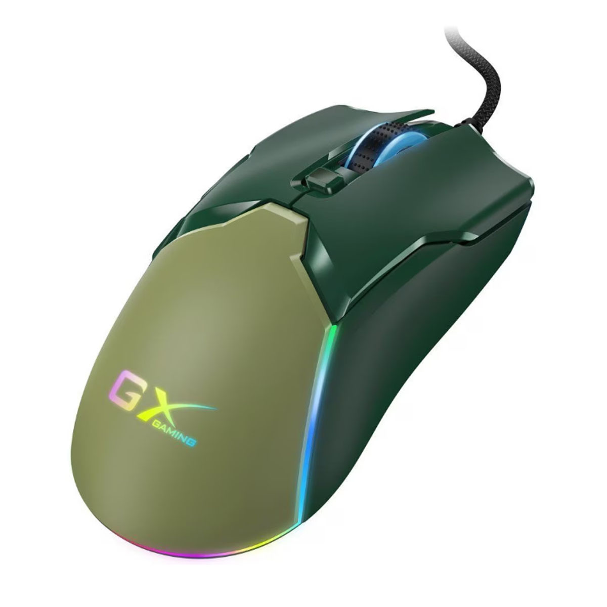 MOUSE GENIUS GX SCORPION M700 7+MEMORIA INTEGRADA RGB ARMY GREEN - 3