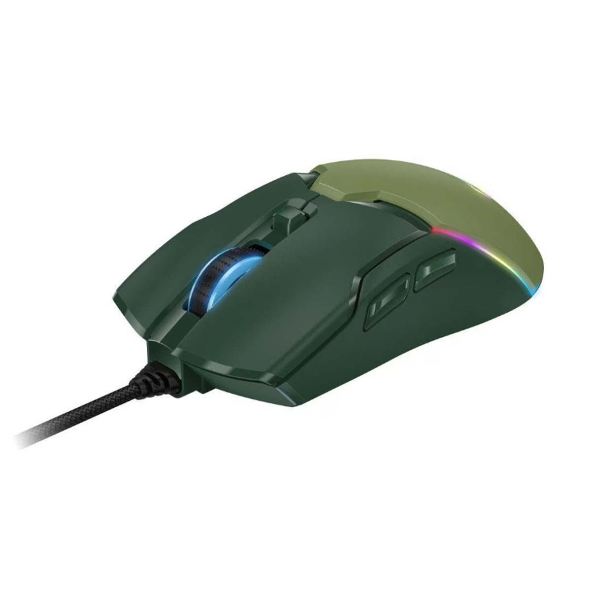 MOUSE GENIUS GX SCORPION M700 7+MEMORIA INTEGRADA RGB ARMY GREEN - 4