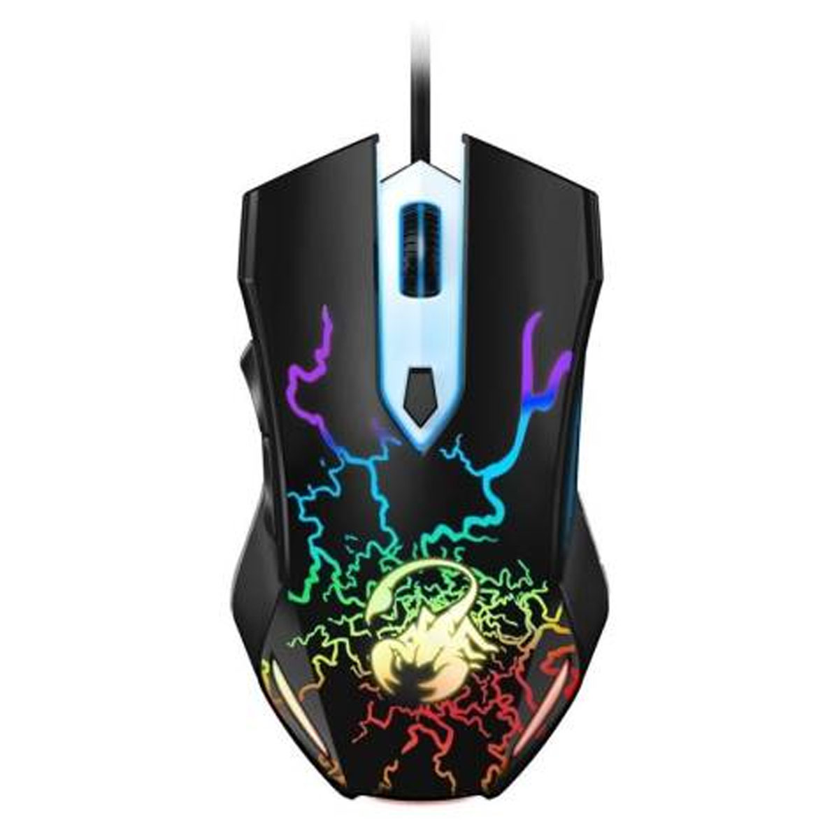 MOUSE GENIUS GX SCORPION SPEAR 2000 DPI 6-BOT RGB BLACK - 1
