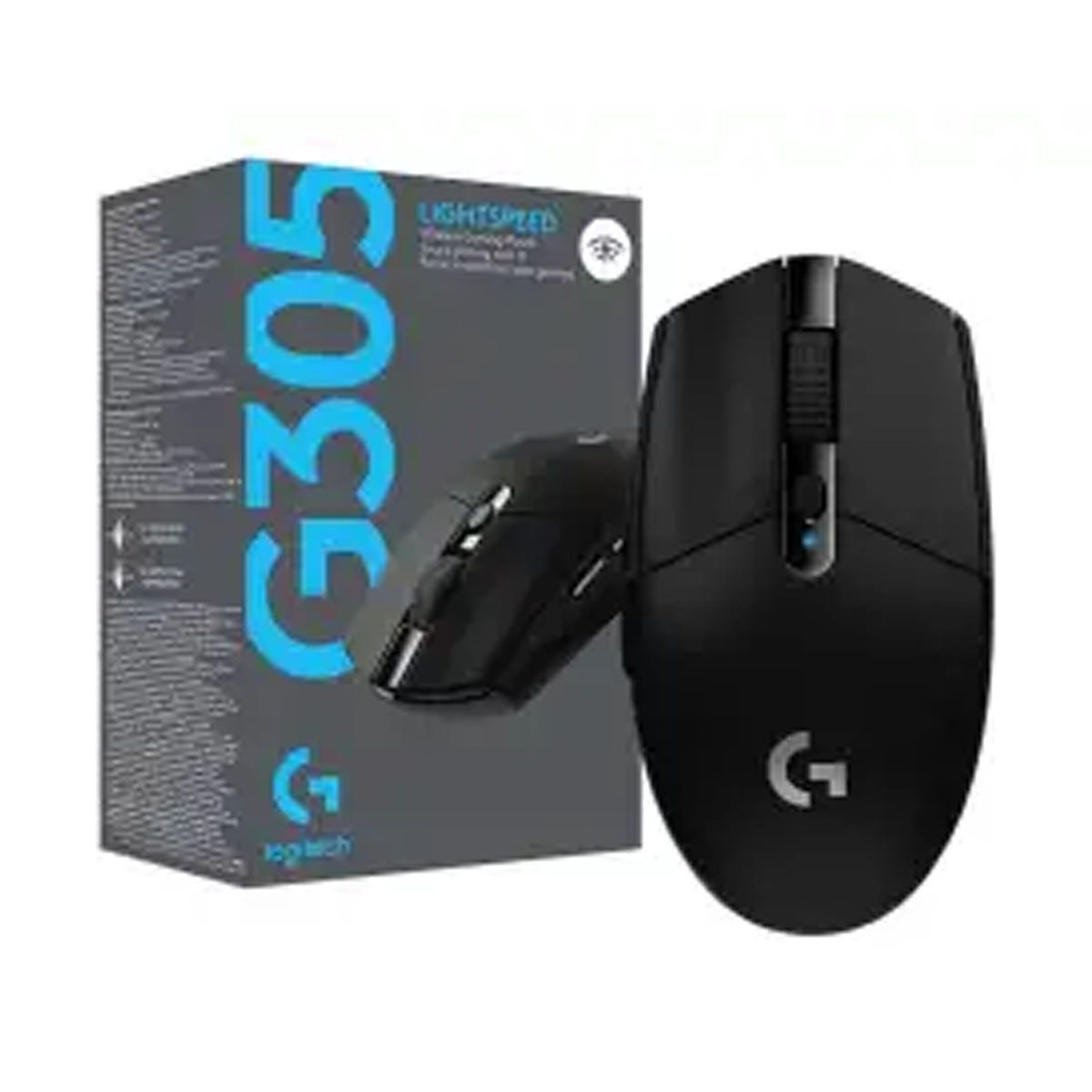 MOUSE LOGITECH G305 LIGTHSPEED WIRELESS BLACK - 4