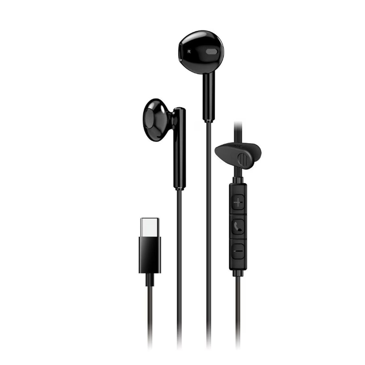 AUDIFONO GENIUS HS-M366 IN-EAR USB-C 14.2MM CLIP GIRATORIO BLACK 31710033400 - 4