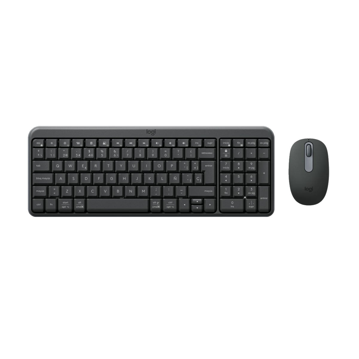 TECLADO LOGITECH + MOUSE MK250 BLUETOOTH NEGRO - 1