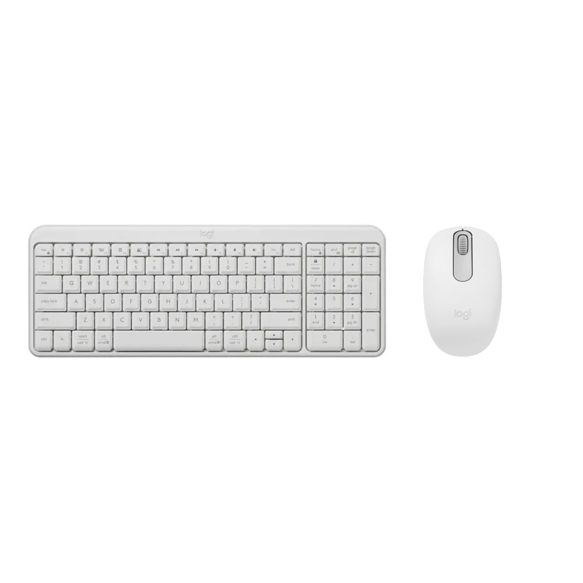 COMBO LOGITECH TECLADO K250 Y MOUSE M196 BT BLANCO - 1