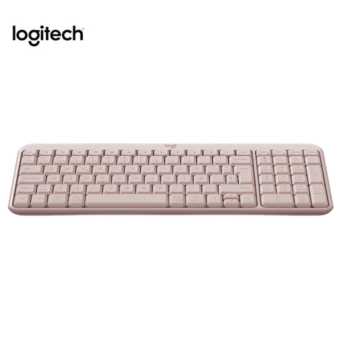 COMBO TECLADO K250 Y MOUSEM240 BT INALÁMBRICO ROSADO - 4