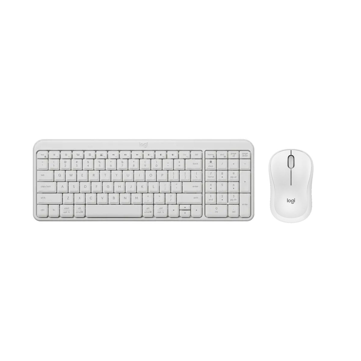 COMBO TECLADO K250 Y MOUSE M240 BT INALÁMBRICO BLANCO - 1