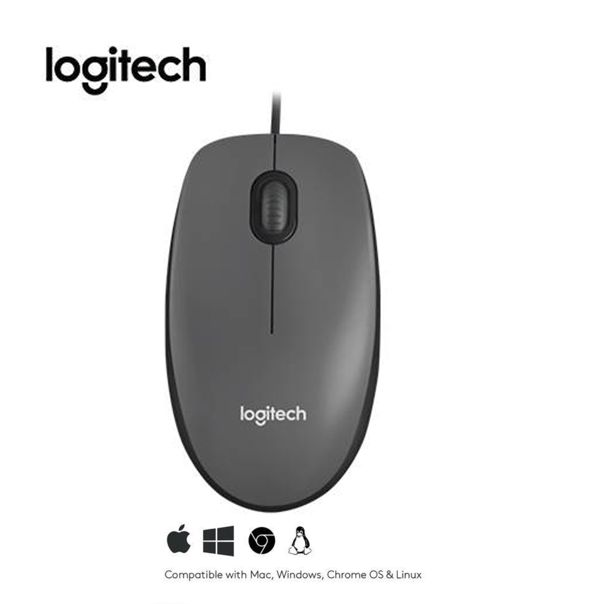 COMBO LOGITECH MOUSE M90 GRIS PAD MOUSE 200X230 ROSADO - 2