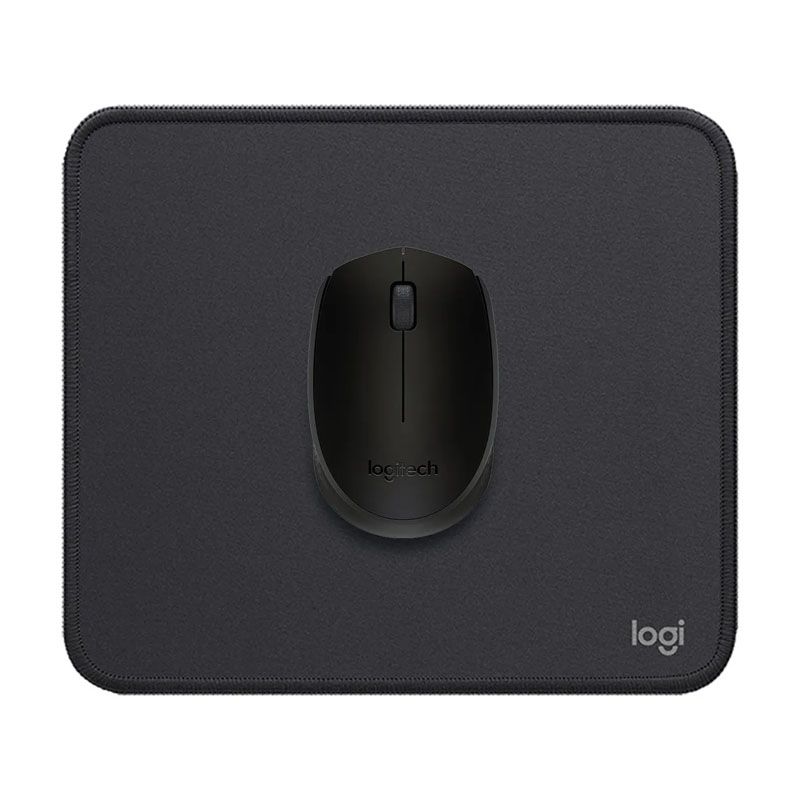 COMBO LOGITECH MOUSE M170 +PAD MOUSE 200X230 NEGRO - 1