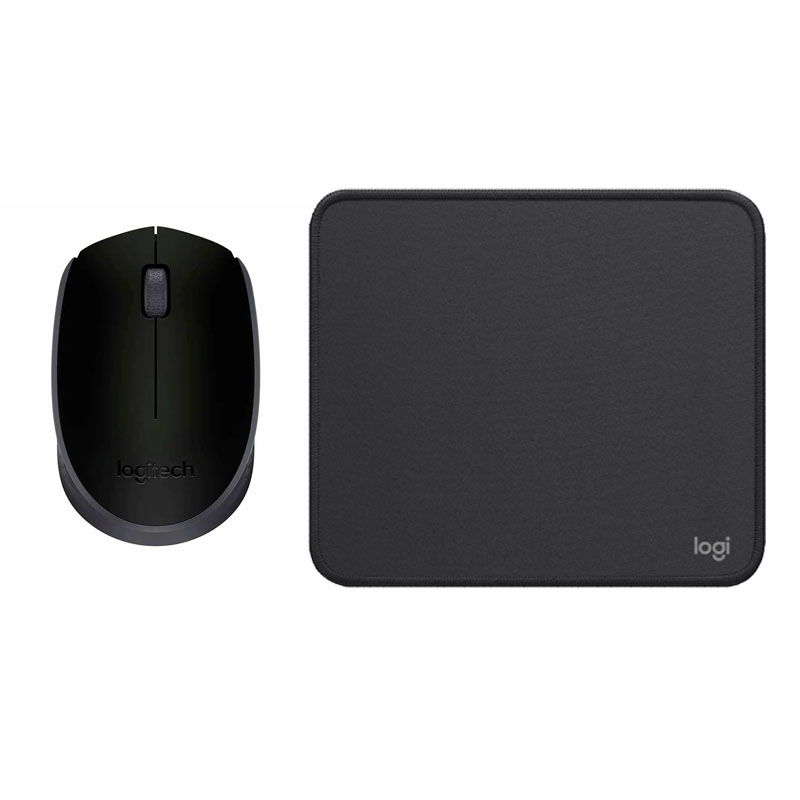 COMBO LOGITECH MOUSE M170 +PAD MOUSE 200X230 NEGRO - 2