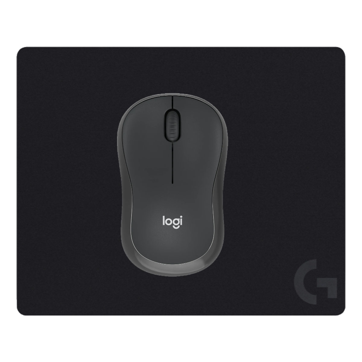 COMBO LOGITECH MOUSE M240 NEGRO Y PAD MOUSE G240 NEGRO - 1