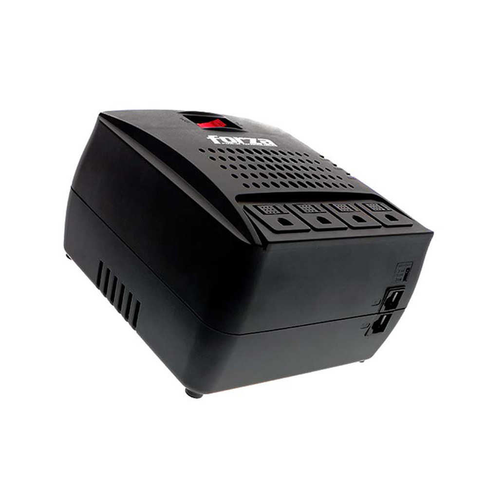 ESTABILIZADOR FORZA 3000VA MODELO FVR-3002 NEGRO - 3