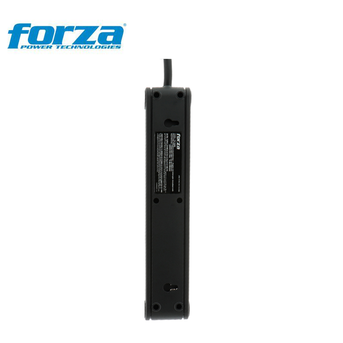 REGLETA DE 6 TOMAS FORZA PS-1006B  1680W-110V-220V - 3
