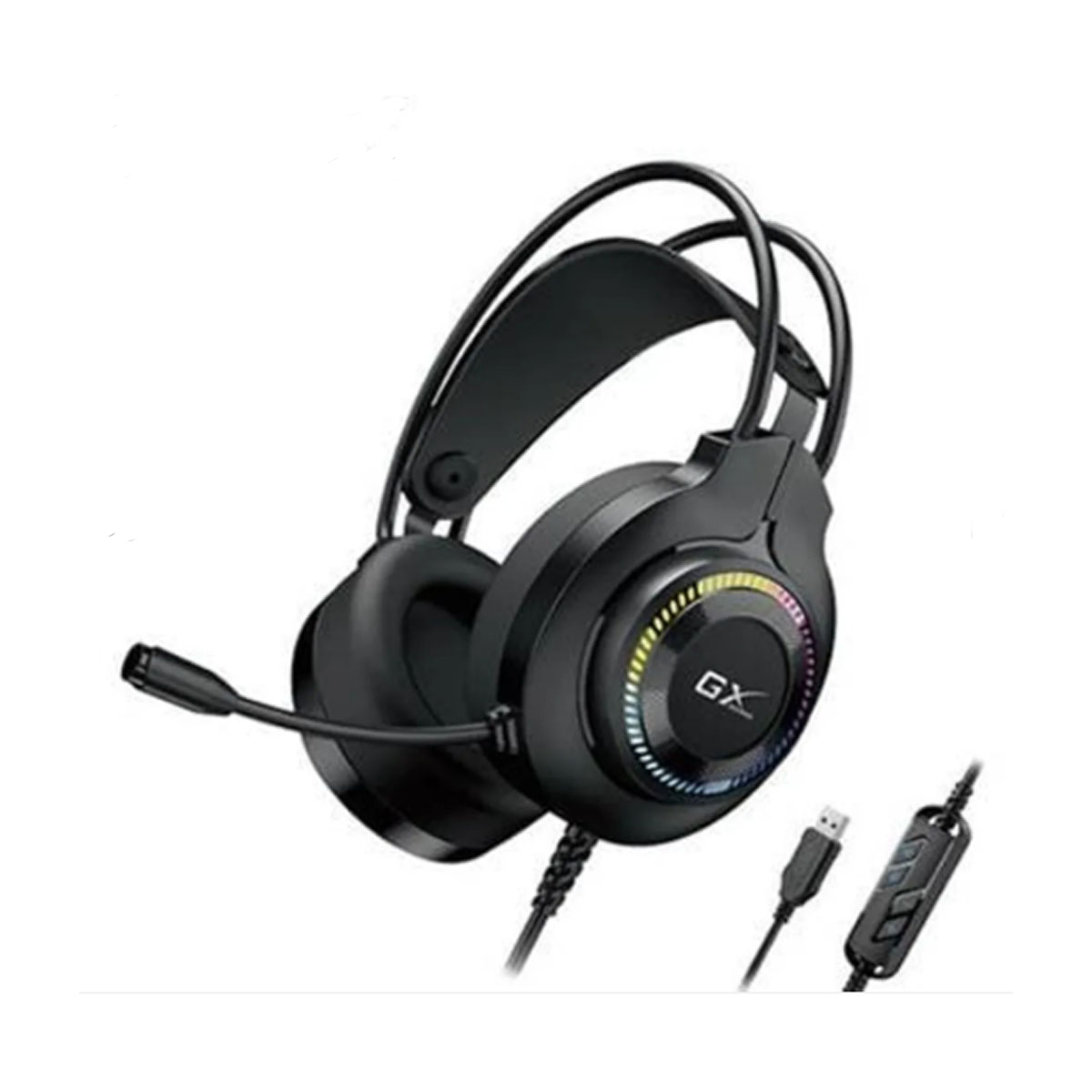AUDIFONO C/MICROF. GENIUS GX HS-GX580U 50MM RGB BLACK - 1