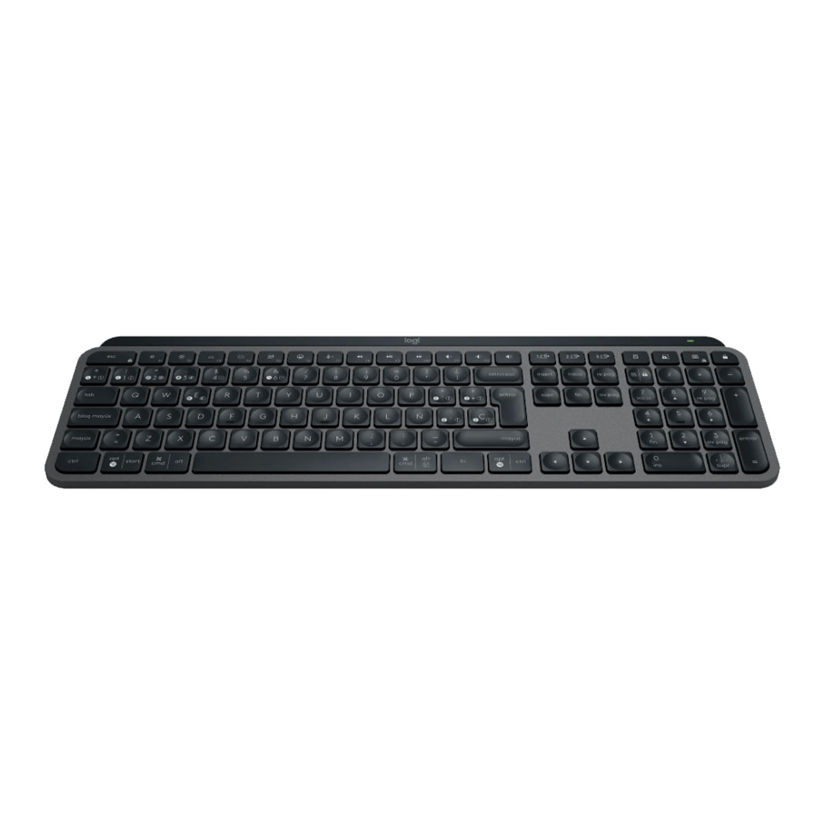 TECLADO LOGITECH MX KEYS S ILLUMINATED WIRELESS / BT BLACK SP - 3