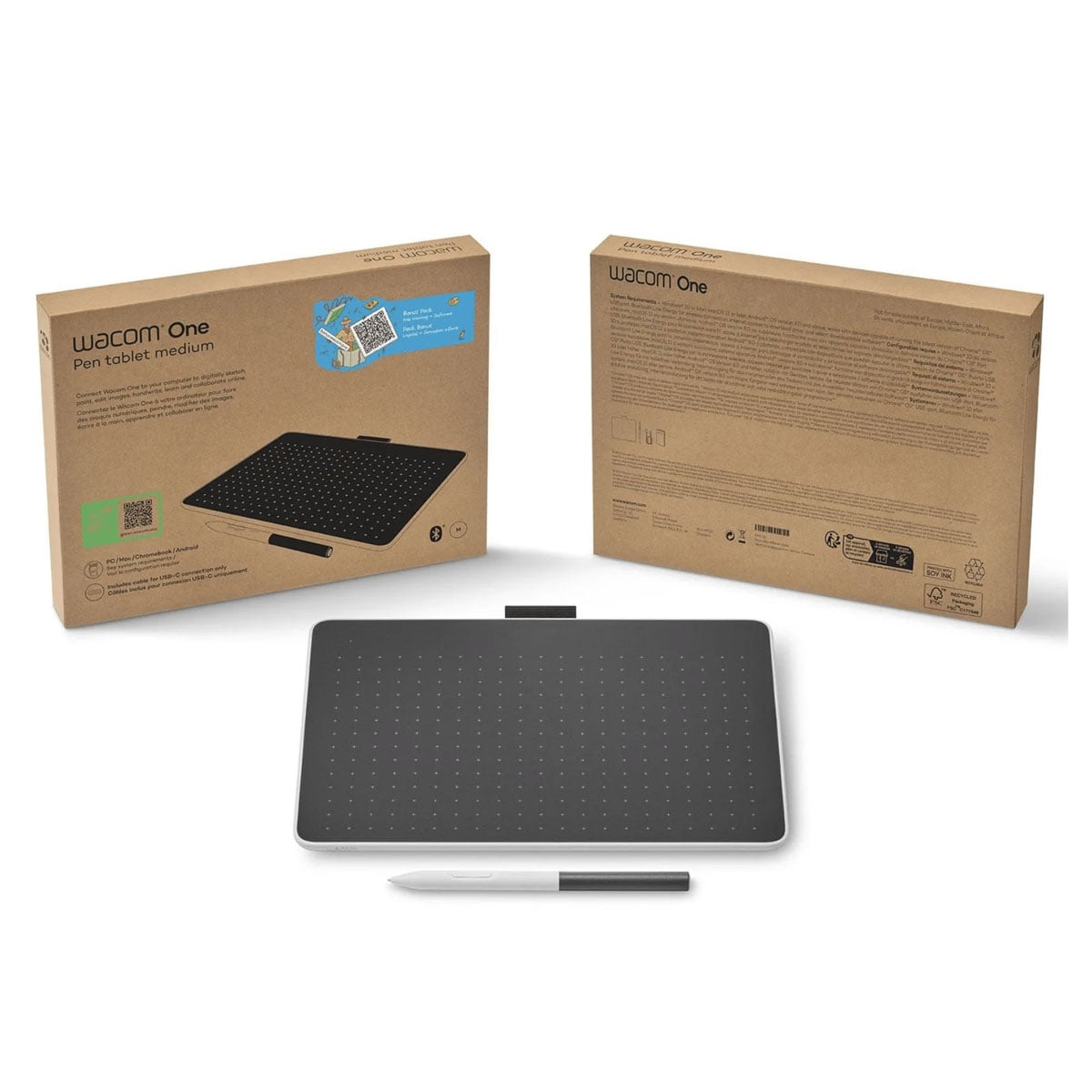 TABLETA GRAFICA WACOM ONE MEDIANO, BLUETOOTH CTC6110WLW0A - 4