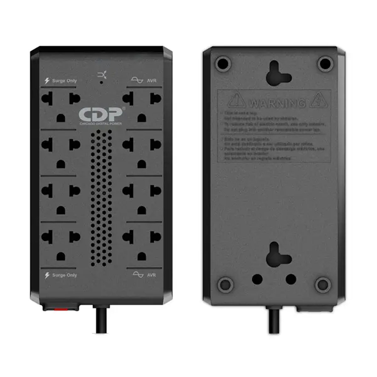 ESTABILIZADOR CDP RAVR1408I 1400VA/700W 8 SALIDAS (RAVR1408I) - 3