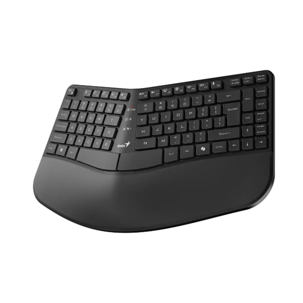 TECLADO GENIUS DUAL WIRELESS/BT ERGO KB-7000BT AI COPILOT WAVE KEYS SP BLACK - 2