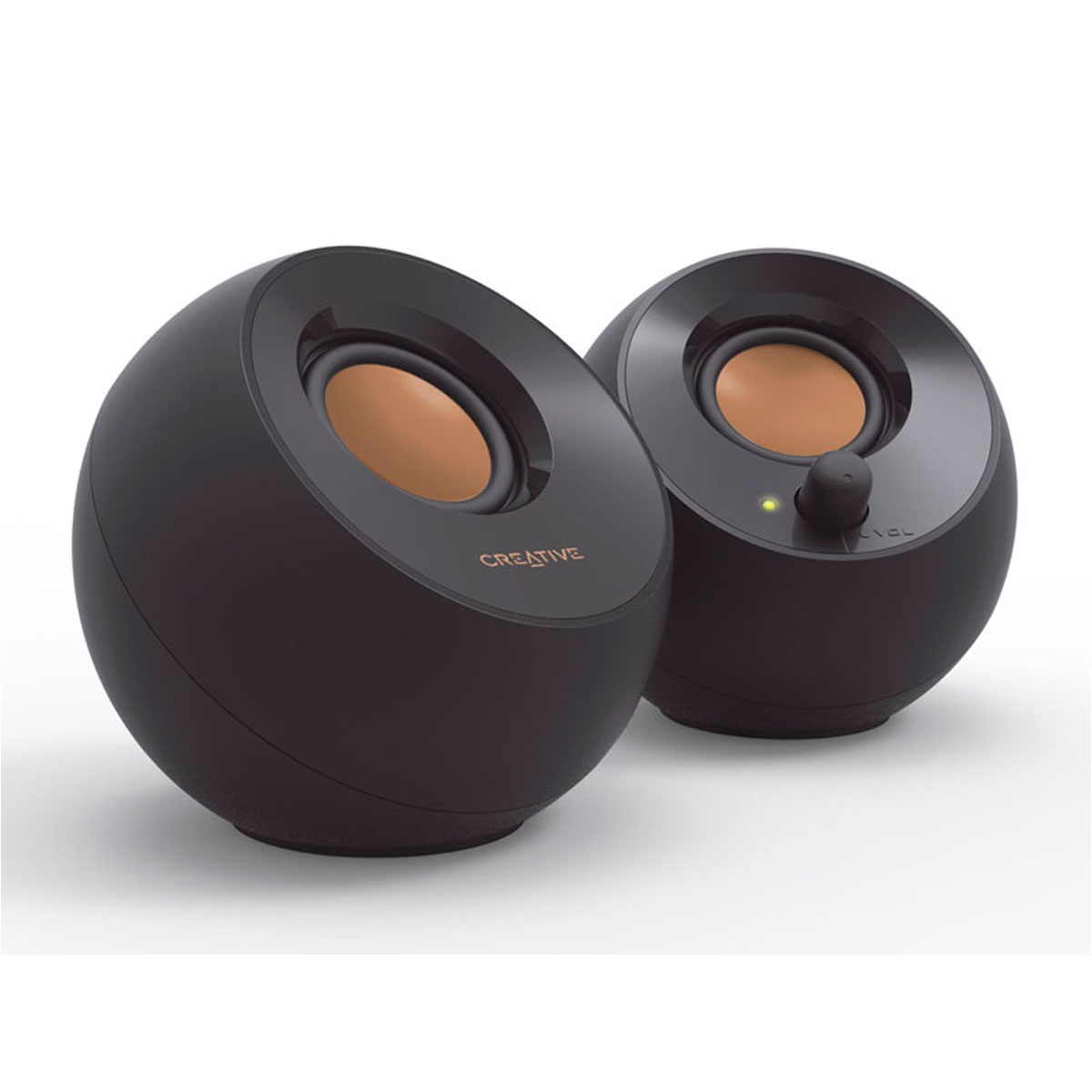PARLANTE CREATIVE PEBBLE 2.0 4.4W 3.5MM USB-POWER BLACK - 2