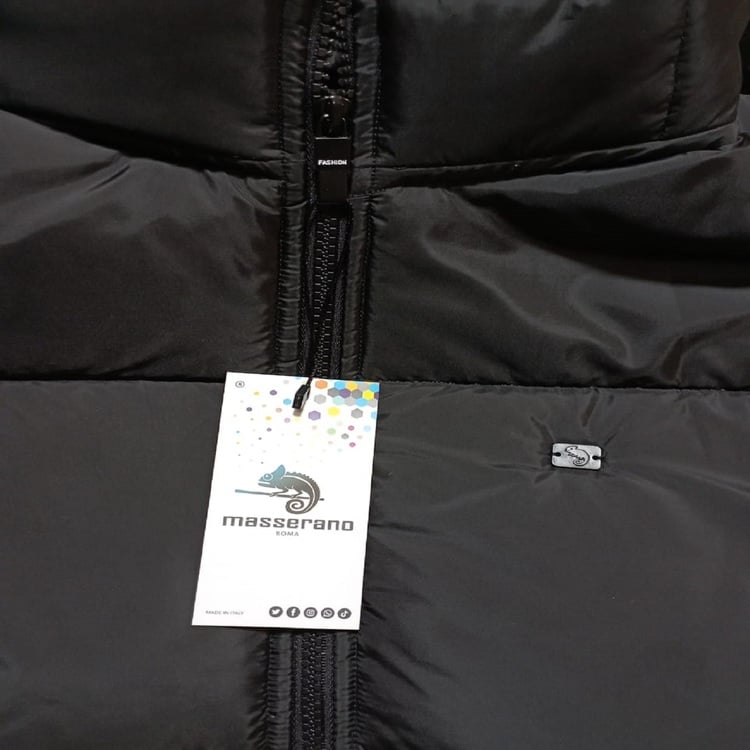 CHALECO HOMBRE MASSERANO NEGRO CHLCO 004 PUFFER IMPERMIABLE M - 3