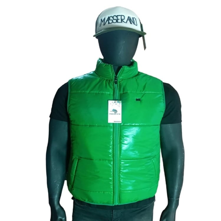 CHALECO HOMBRE MASSERANO VERDE MANZANA CHLCO 004 PUFFER IMPERMIABLE L - 1