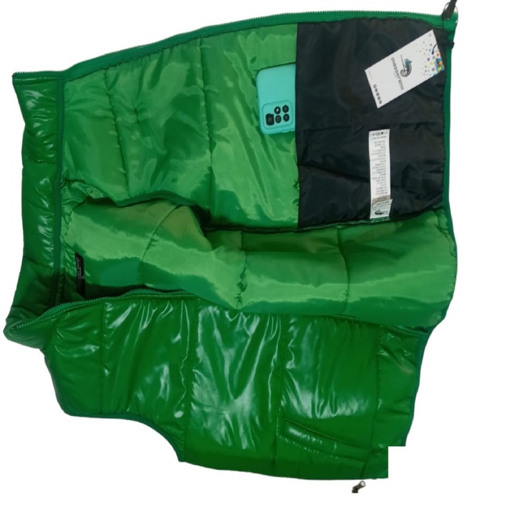 CHALECO HOMBRE MASSERANO VERDE MANZANA CHLCO 004 PUFFER IMPERMIABLE XXL - 4