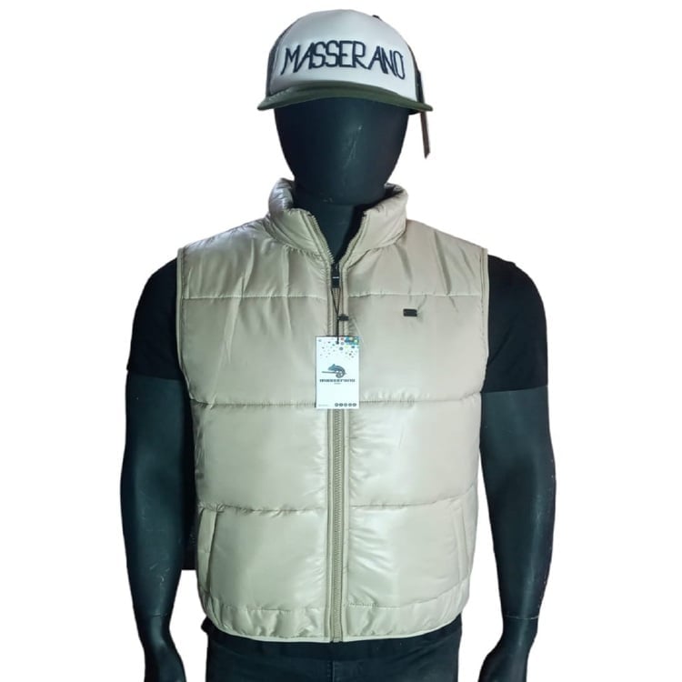 CHALECO HOMBRE MASSERANO BEIGE CHLCO 004 PUFFER IMPERMIABLE M - 1